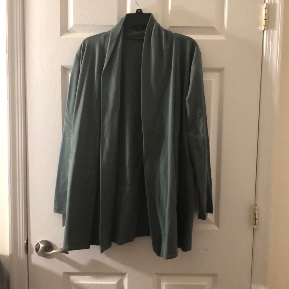 Teal long sleeve sweater